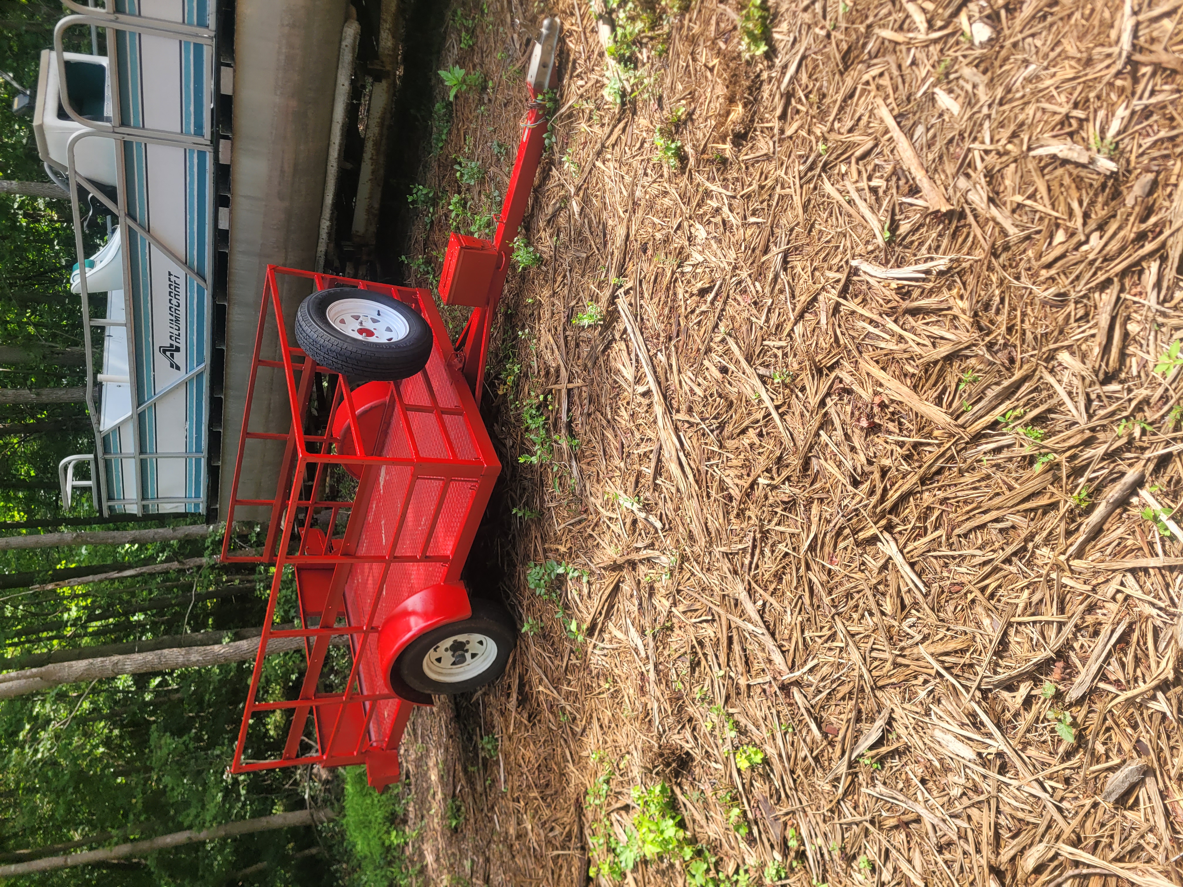 56" x 7' Utility Trailer rental in Pelham, NC — Hook & Haul photo 1 of 5