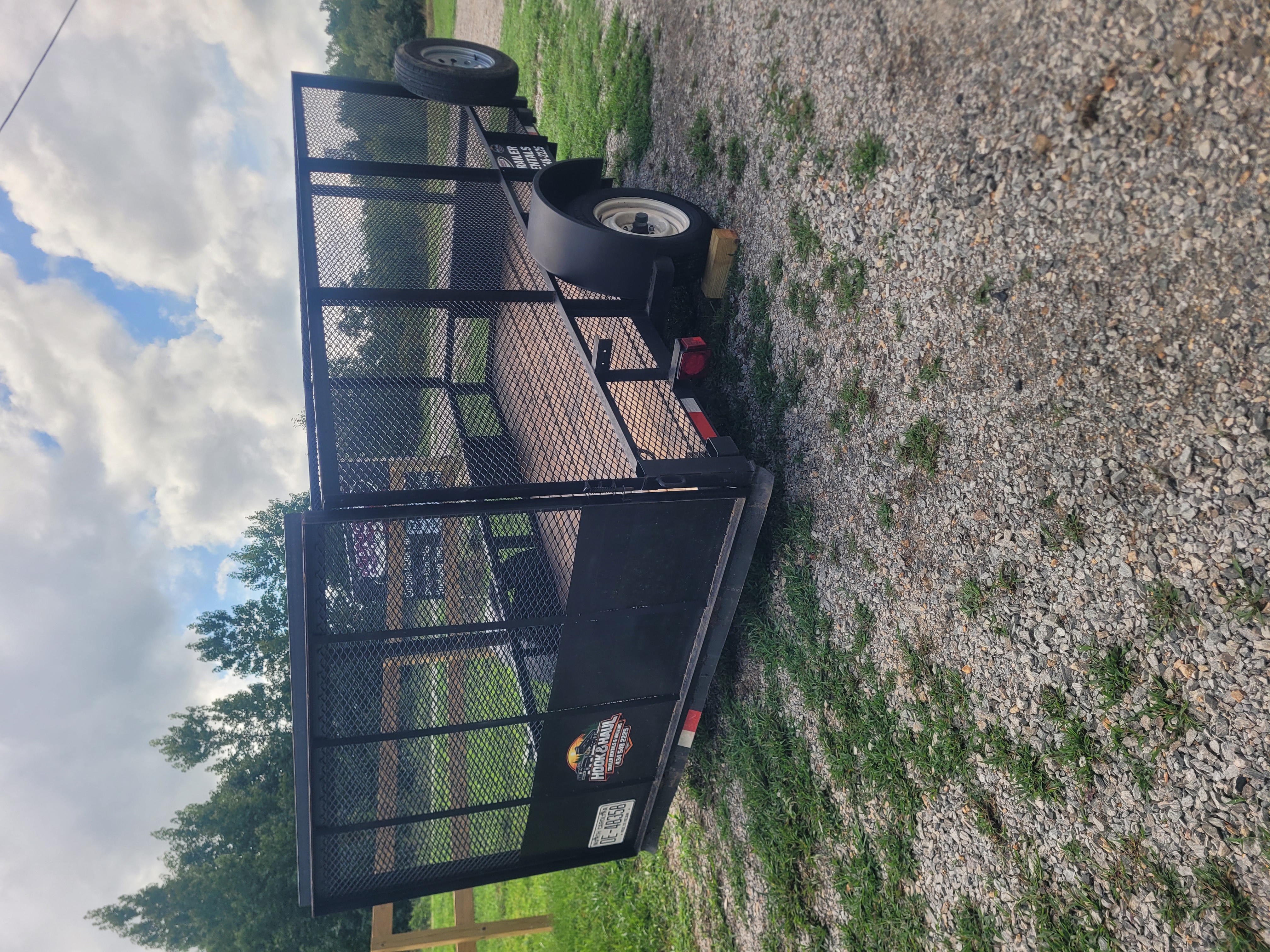 Utility trailer rental in Pelham, NC — Hook & Haul high-side utility trailer for equipment and cargo hauling