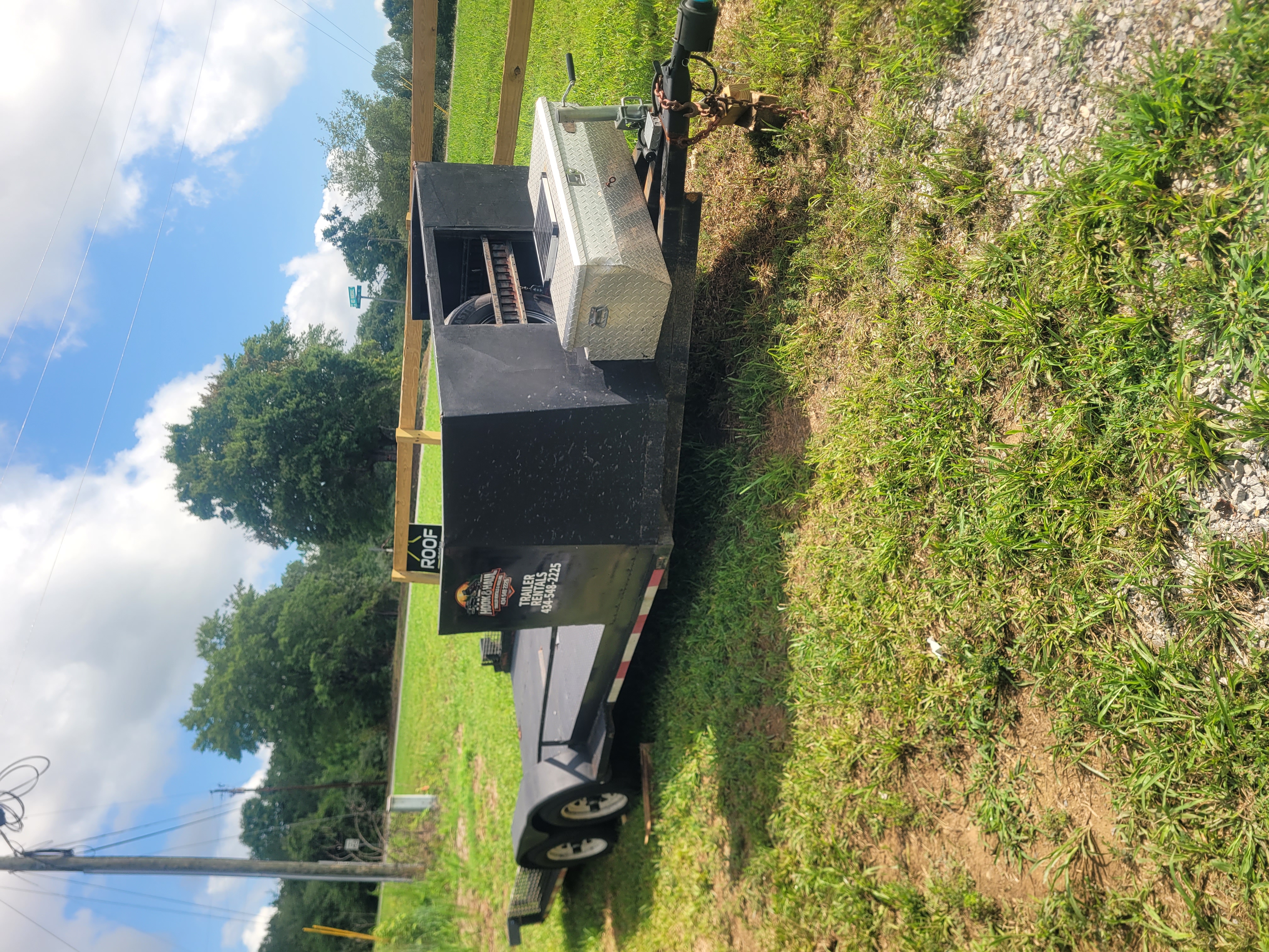Car hauler trailer rental in Pelham NC — Hook & Haul 84x19 car hauler for vehicle transport near Reidsville and Eden NC