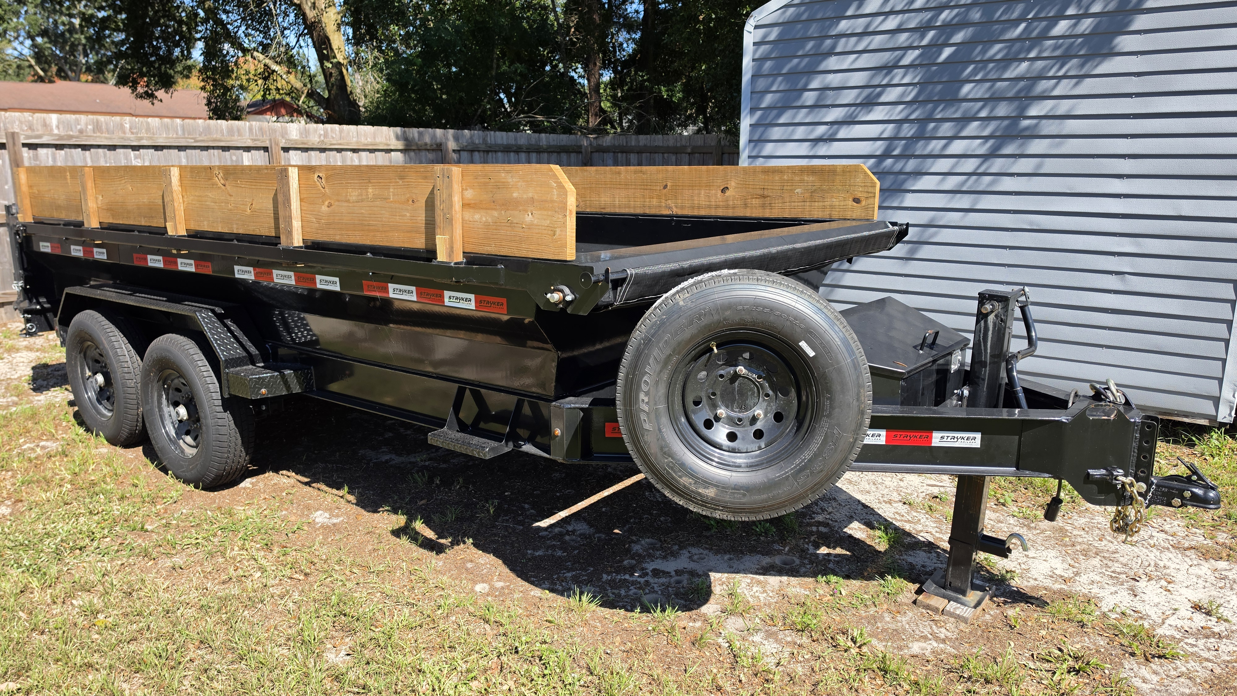 Dump Trailers available for rent
