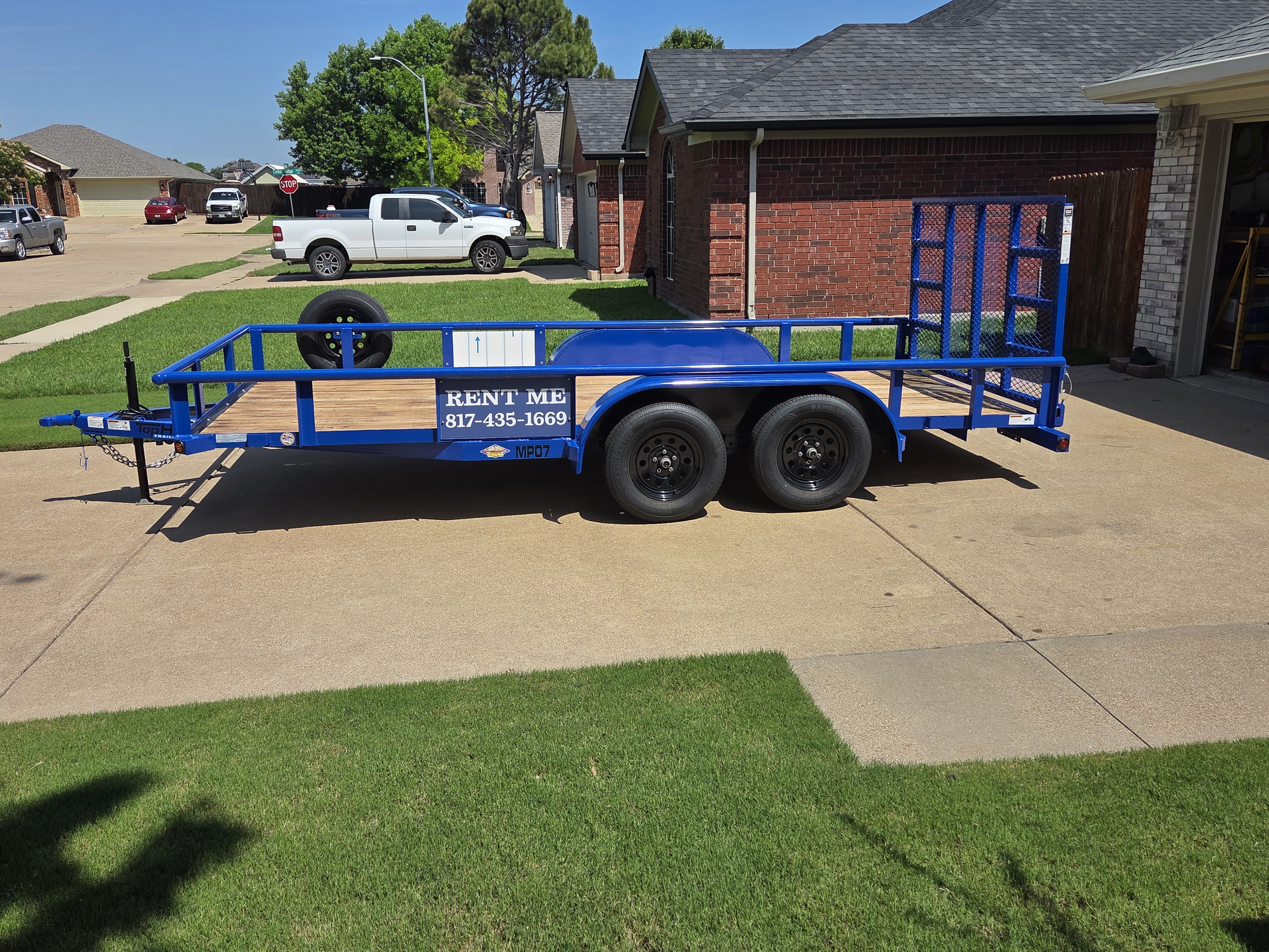 83" x 16' Utility Trailer — photo 2