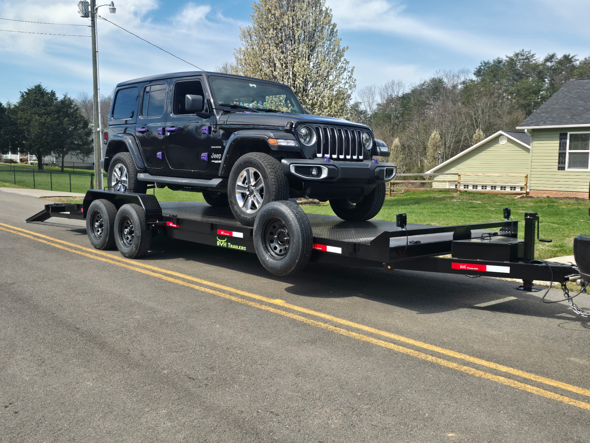 Flatbed Car Hauler Trailers available for rent in Talbott, TN