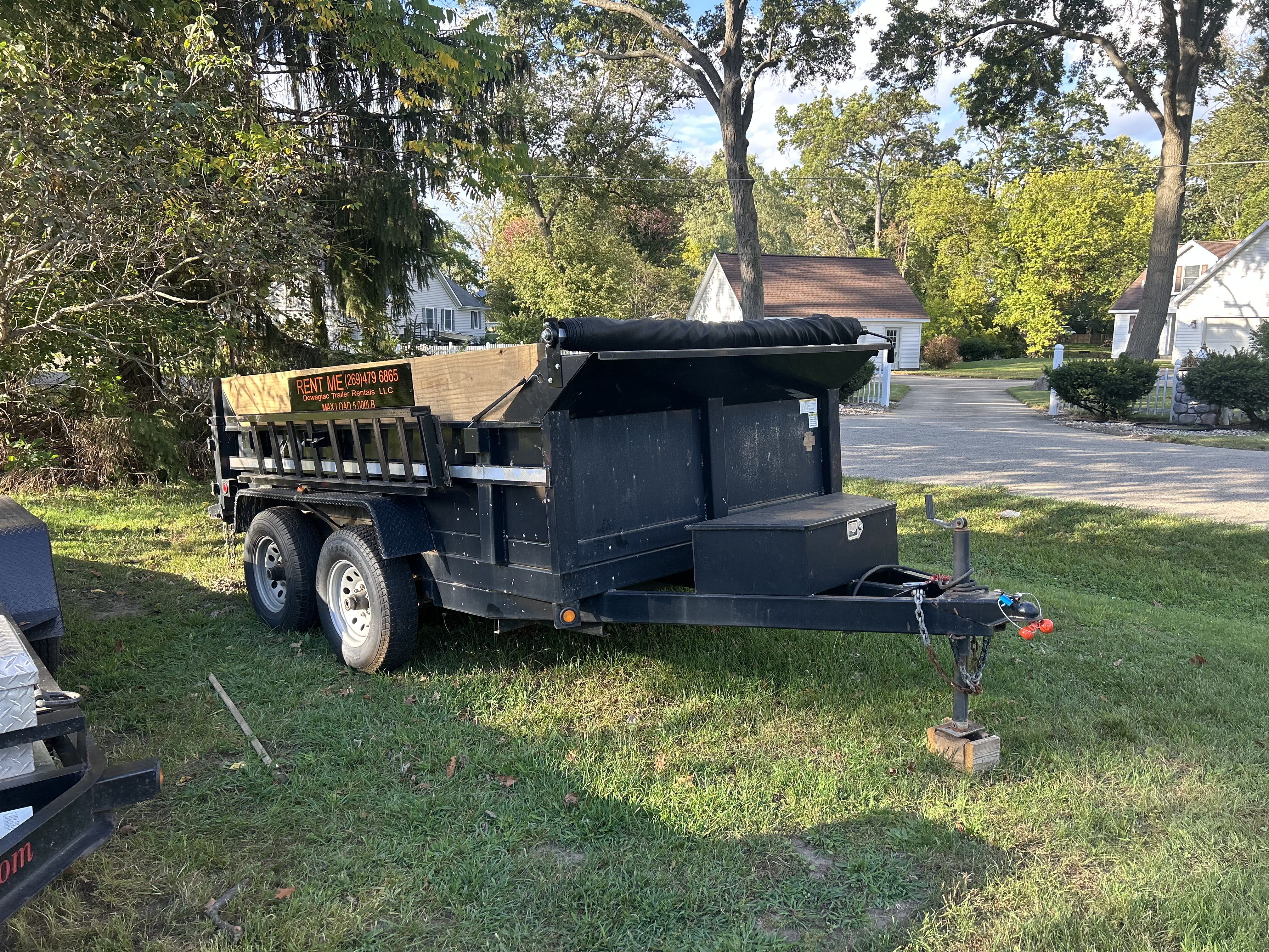 Dump Trailers available for rent