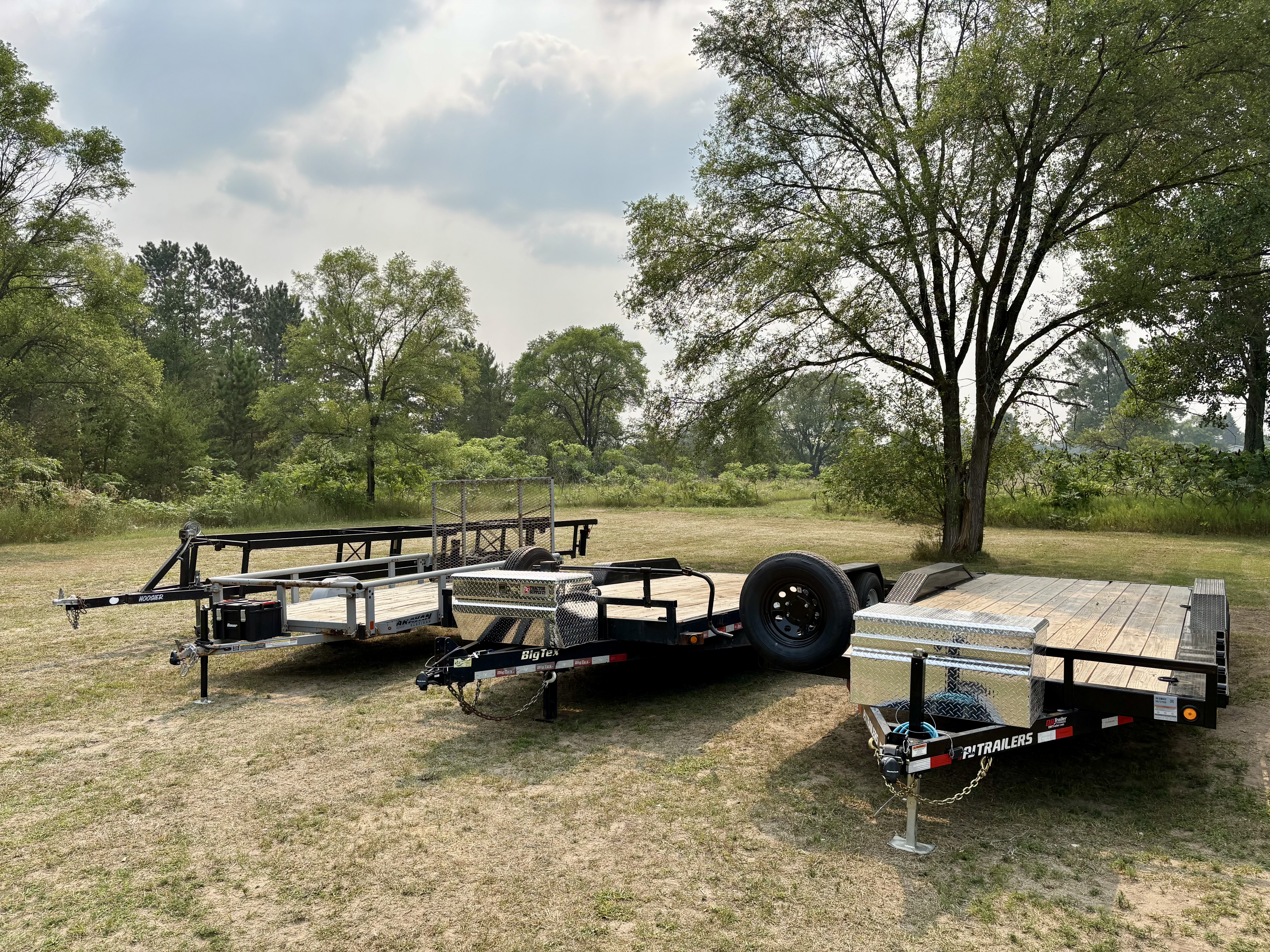 Red Pine Trailer Rentals fleet