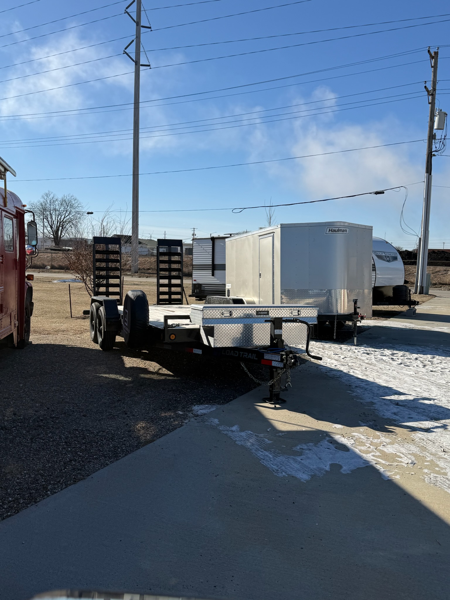 14 foot equipment trailer for rent in Ames and Central Iowa – Jetline Rentals