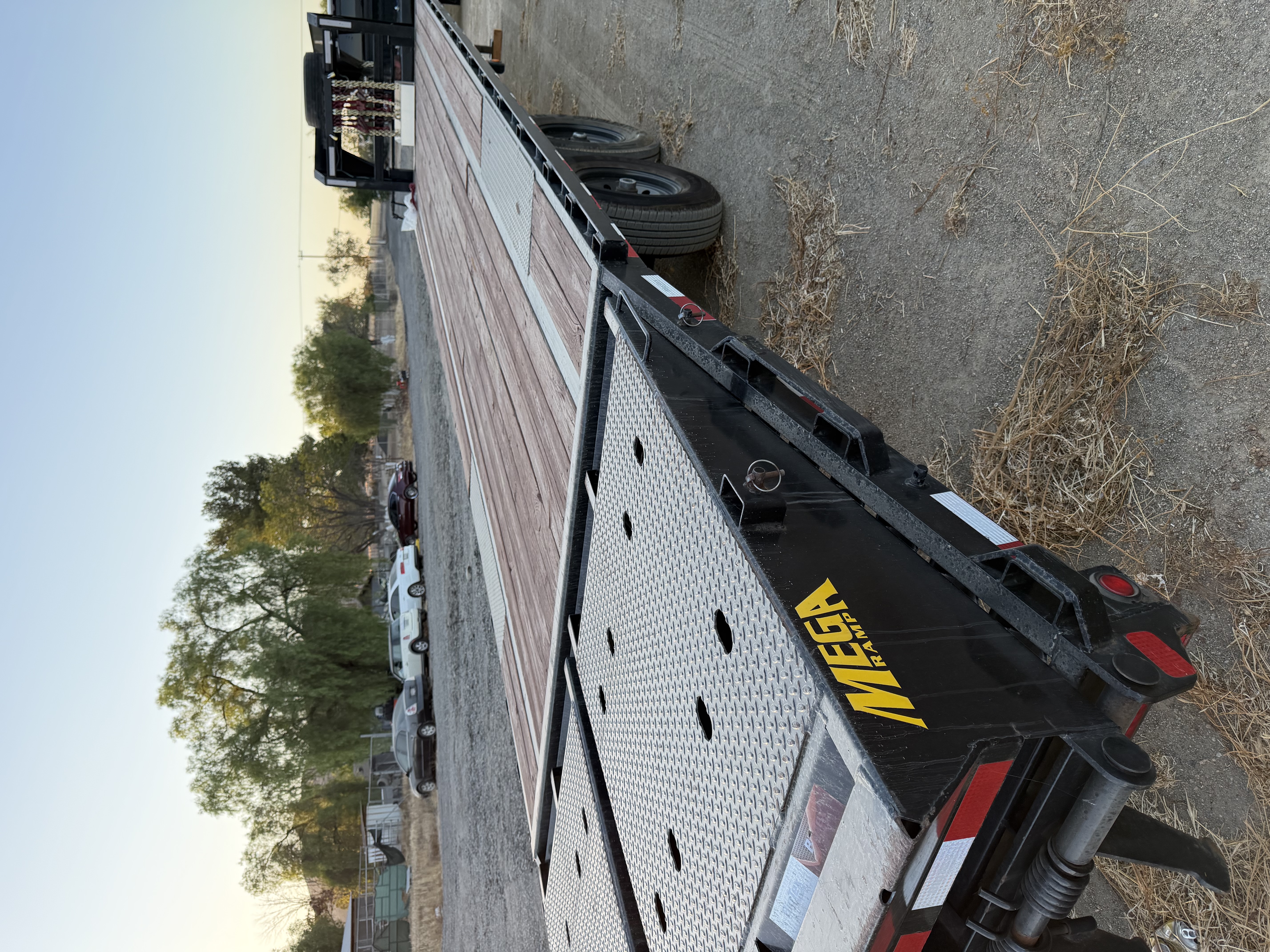 Gooseneck trailer available for rent in Perris, CA