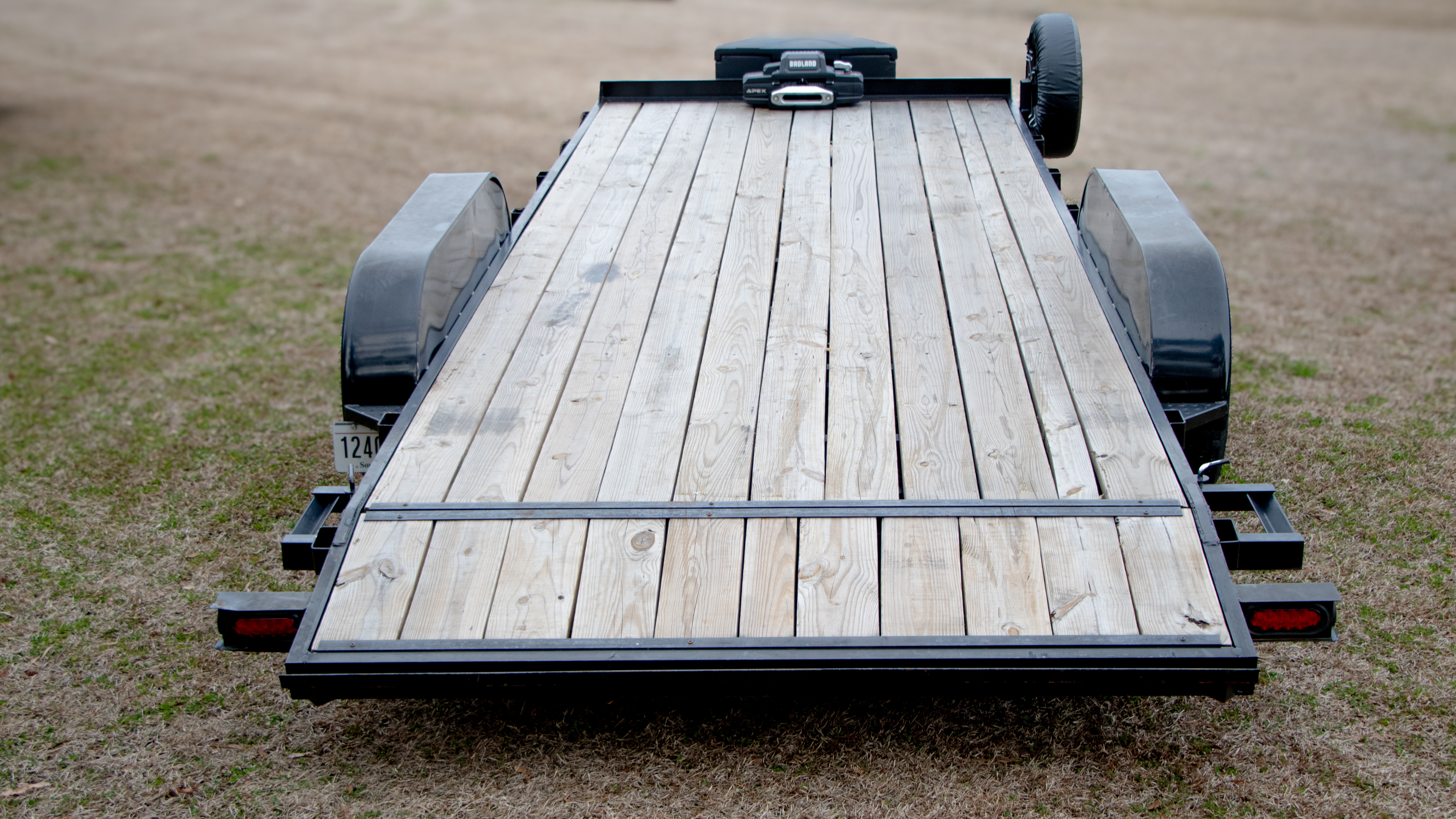 Car hauler loading ramps