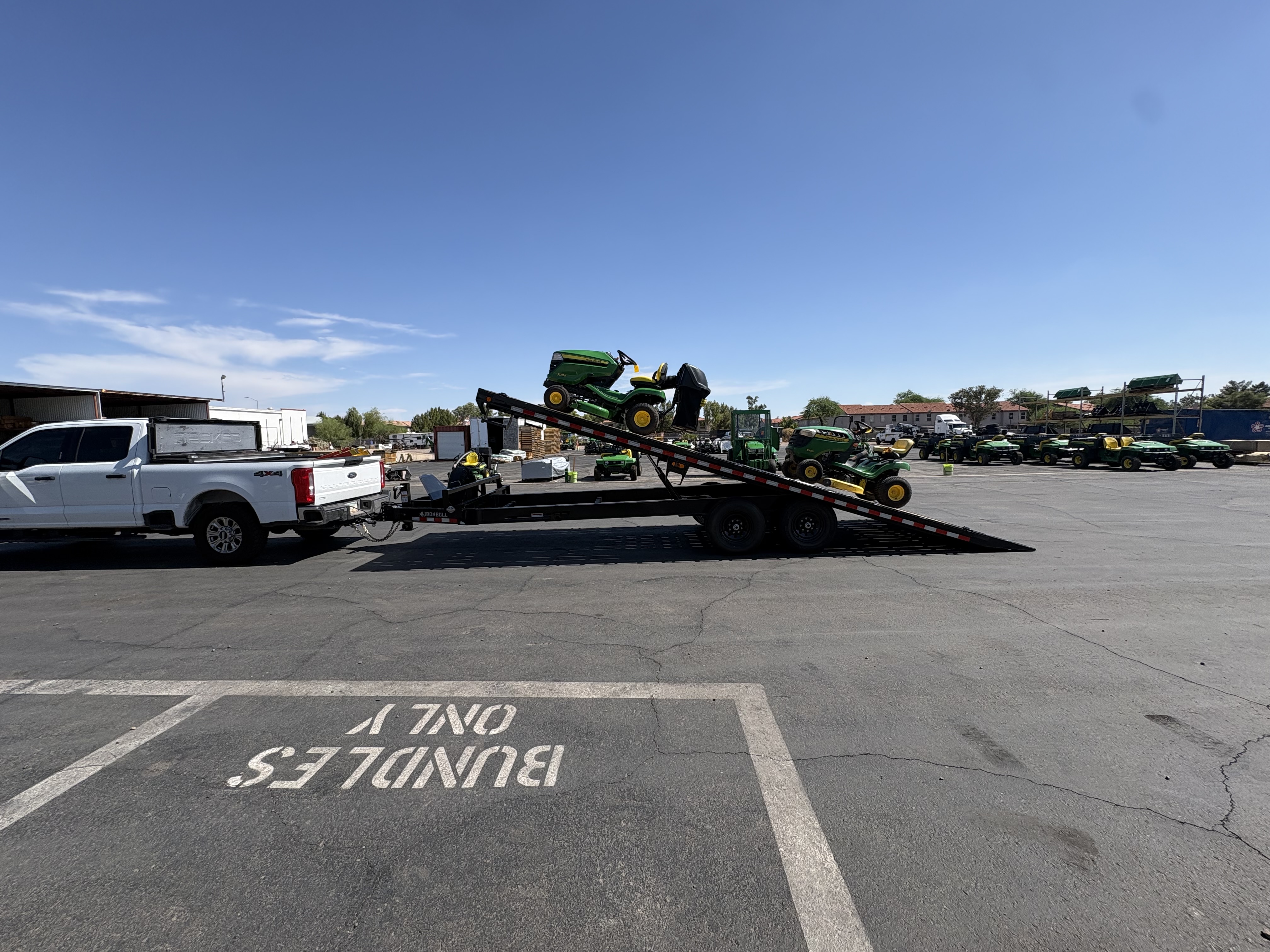 24ft tilt deck equipment trailer for rent in Mesa, AZ — Ass Kicking Rentals LLC