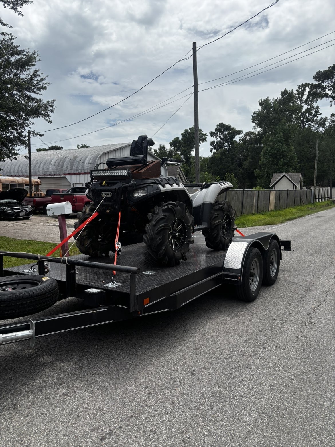 76" x 14' Car Hauler Trailer for rent in Baytown, TX - photo 1 of 3
