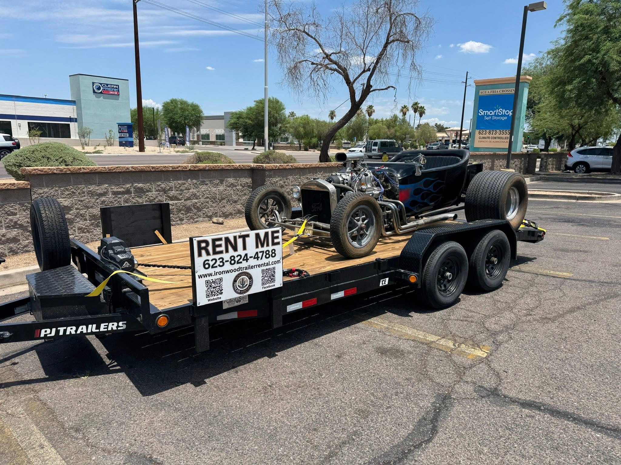 83" x 18' Car Hauler Trailer – photo 1 of 8