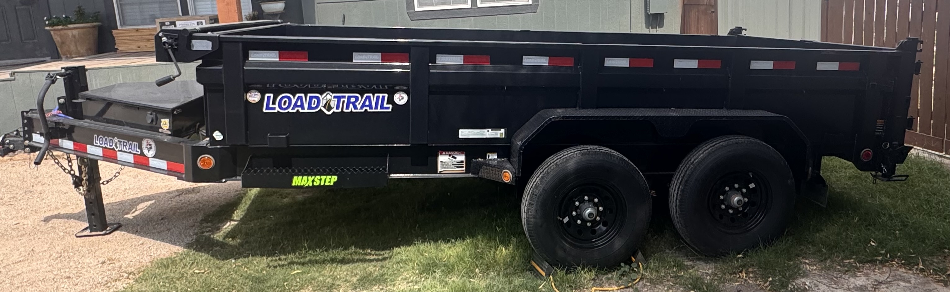 83" x 14' Dump Trailer for rent in Odessa, TX