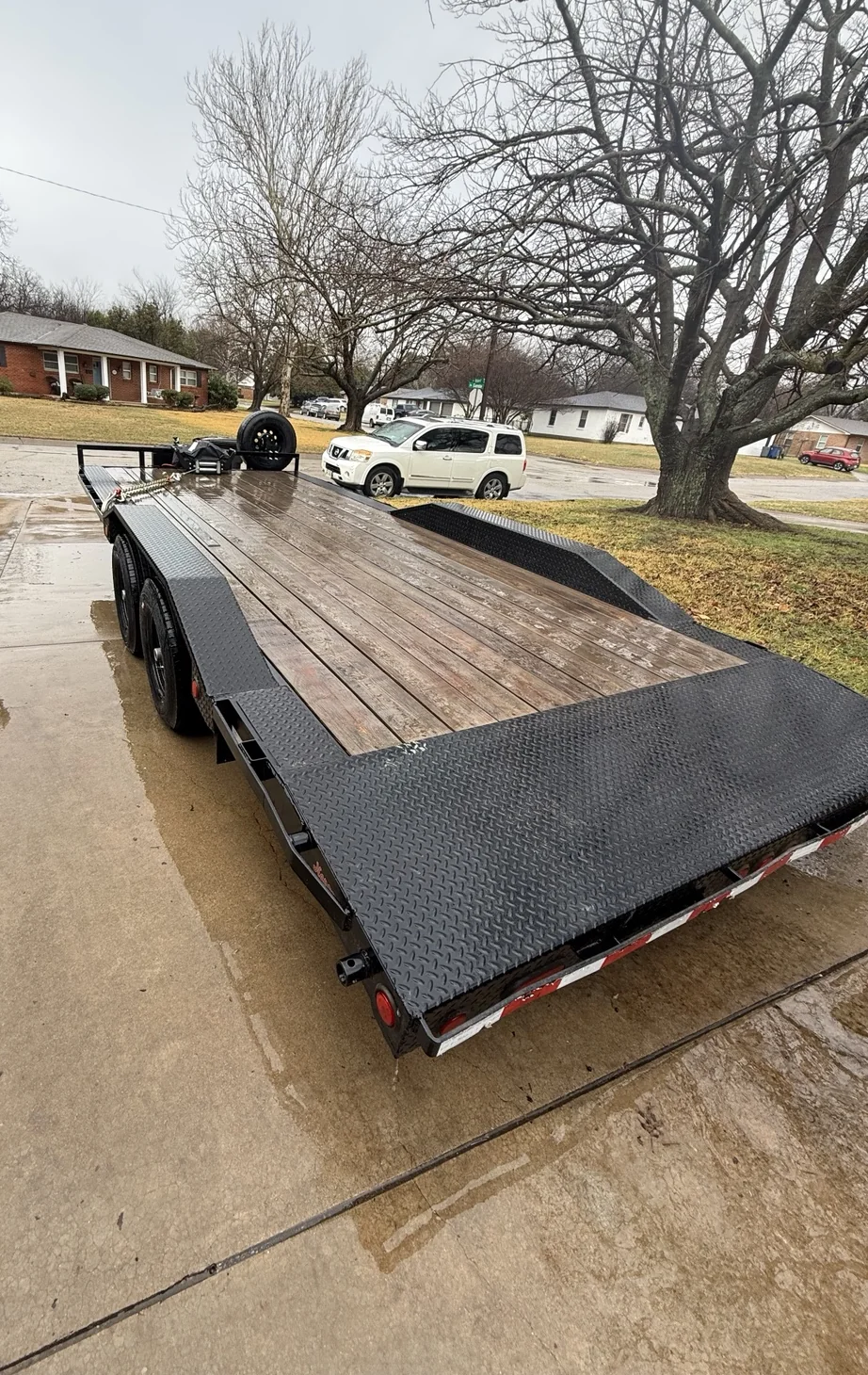 20-foot PJ car hauler trailer for rent near Fort Worth, TX