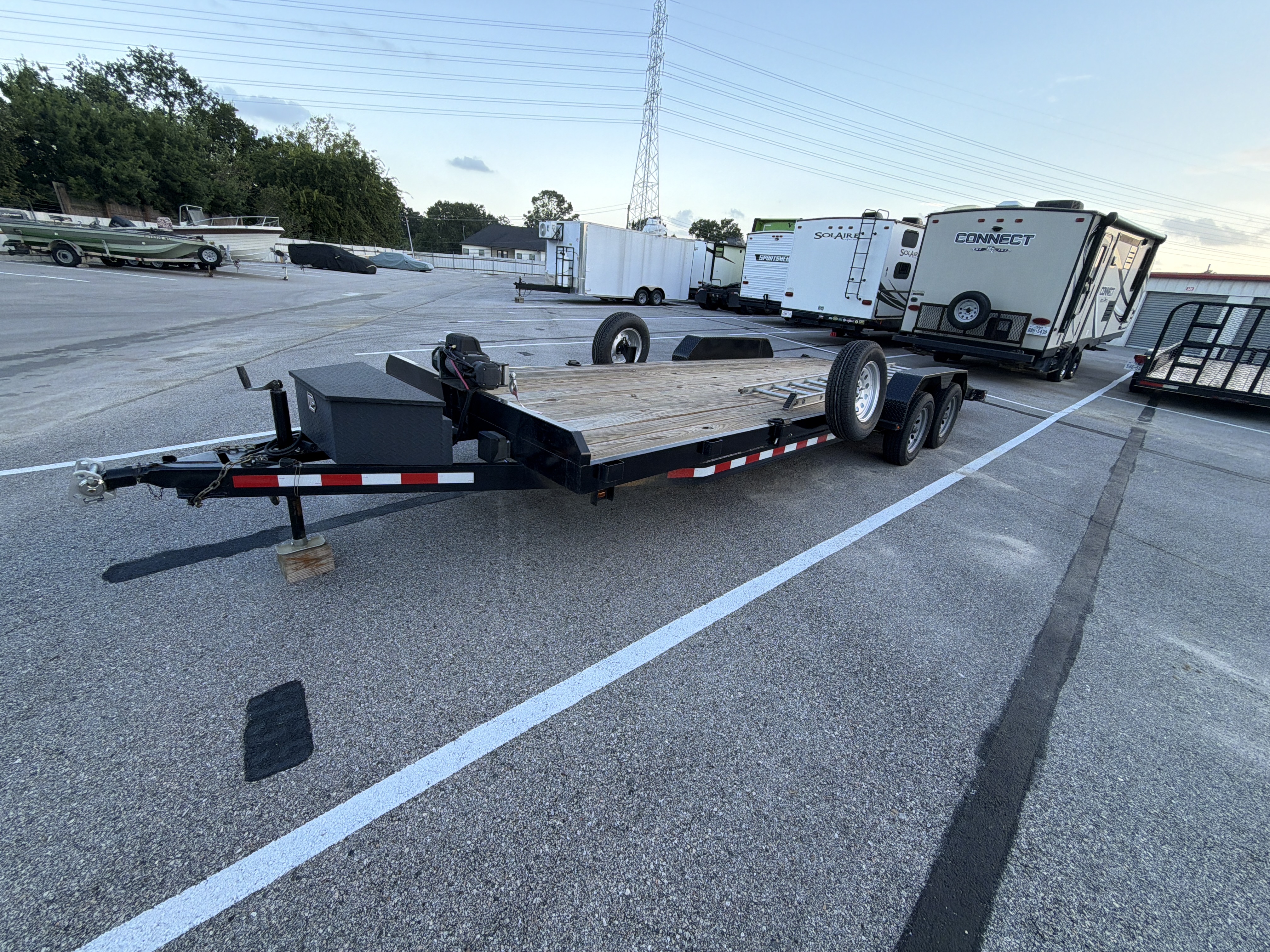 83" x 20' Car Hauler Trailer for rent in Baytown, TX - photo 1 of 3