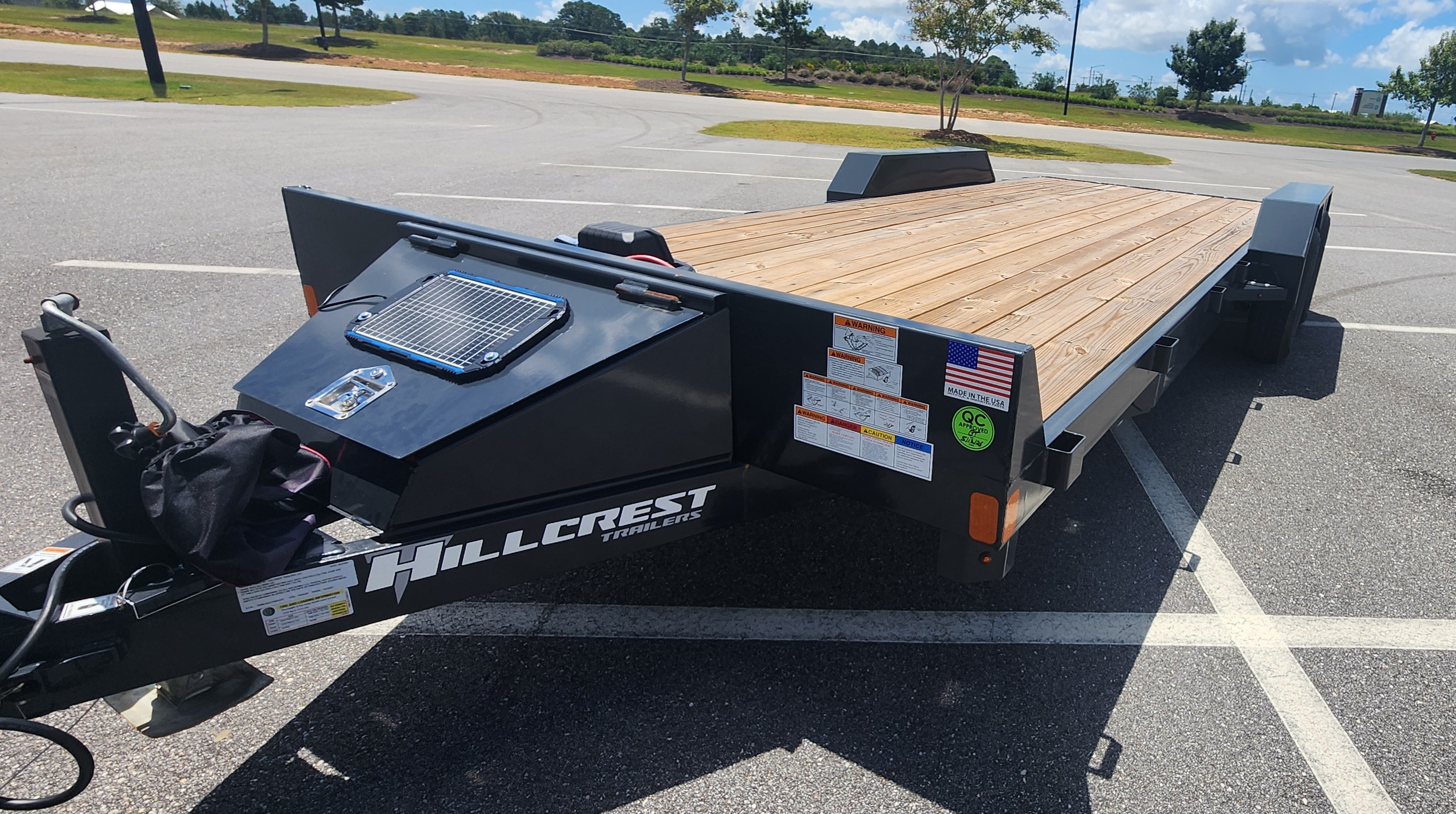 Car hauler trailer available for rent in Foley, Alabama